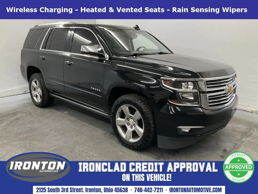 Black 2018 Chevrolet Tahoe Premier for sale in Ironton, OH