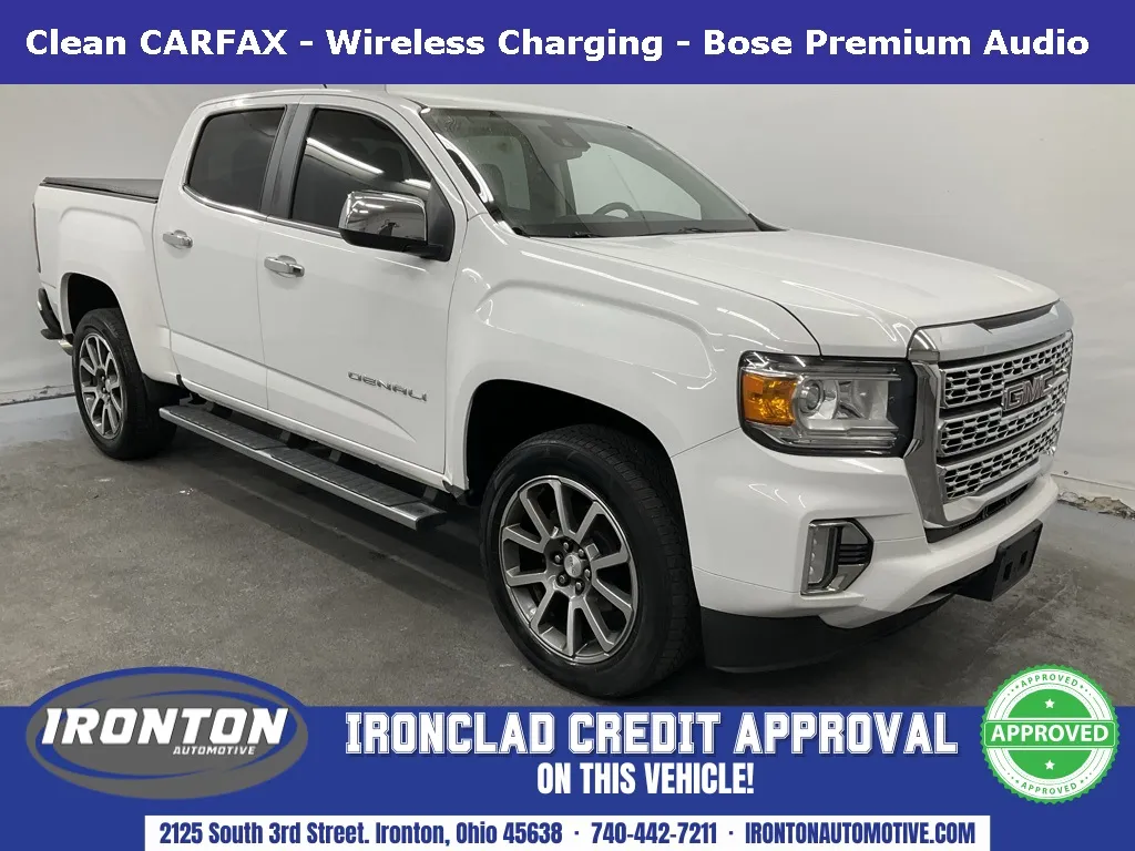 White 2021 GMC Canyon Denali for sale in Ironton, OH