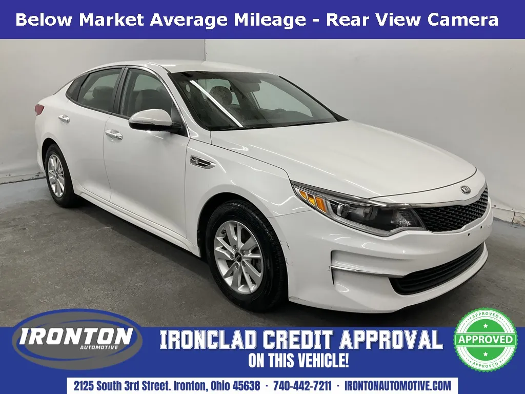 White 2016 Kia Optima LX for sale in Ironton, OH