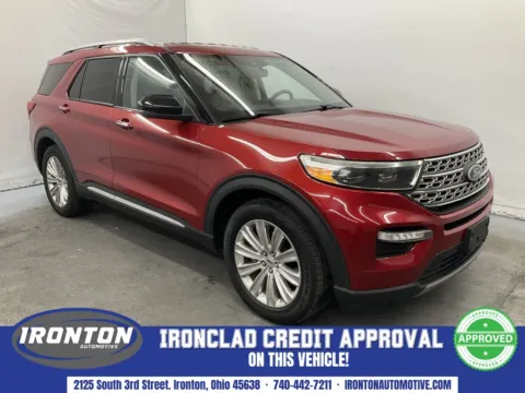 Red 2021 Ford Explorer Limited for sale in Ironton, OH