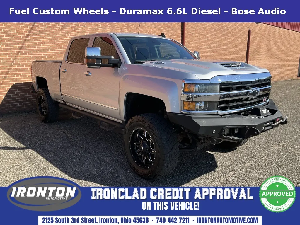 Silver 2018 Chevrolet Silverado 2500HD LTZ for sale in Ironton, OH