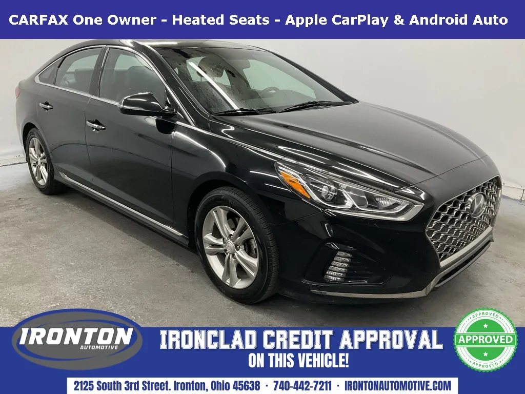 Black 2018 Hyundai Sonata Sport for sale in Ironton, OH