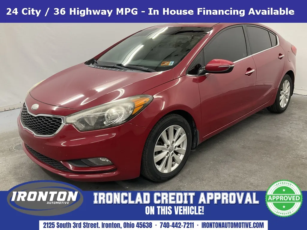 Red 2014 Kia Forte EX for sale in Ironton, OH