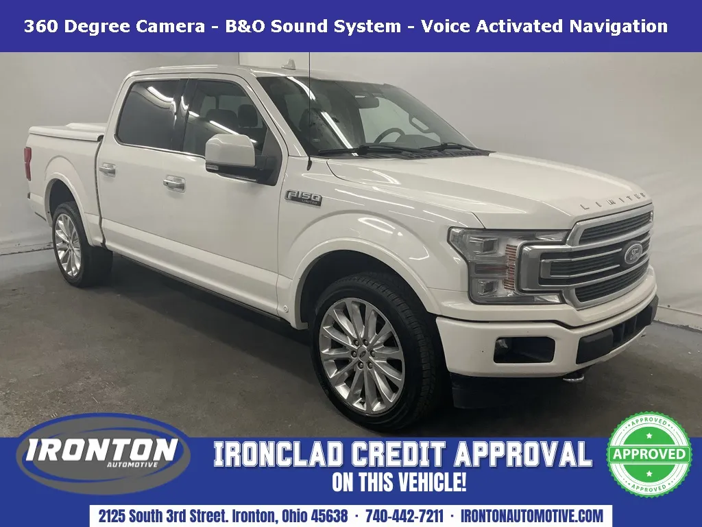 White 2020 Ford F-150 Limited for sale in Ironton, OH