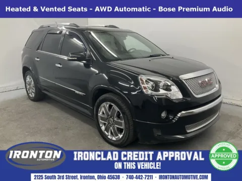 Black 2012 GMC Acadia Denali for sale in Ironton, OH