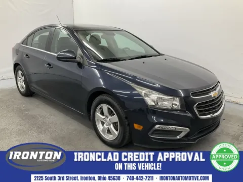 Blue 2015 Chevrolet Cruze 1LT for sale in Ironton, OH