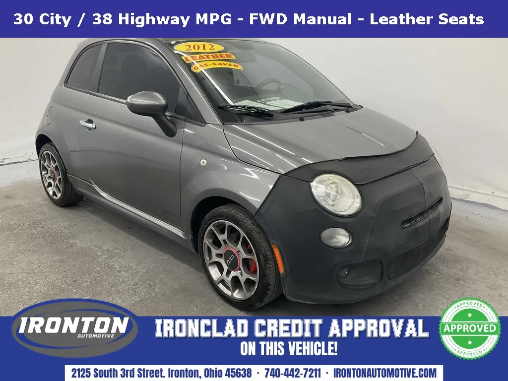 Gray 2012 Fiat 500 Sport for sale in Ironton, OH