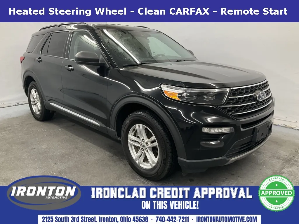 Black 2022 Ford Explorer XLT for sale in Ironton, OH