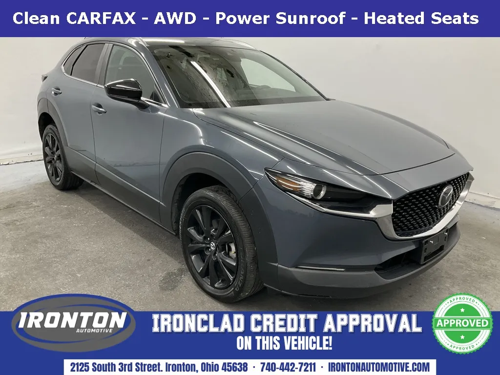 Gray 2023 Mazda CX-30 2.5 S Carbon Edition for sale in Ironton, OH
