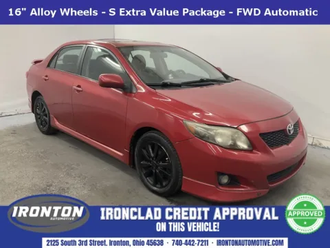 Red 2010 Toyota Corolla S for sale in Ironton, OH