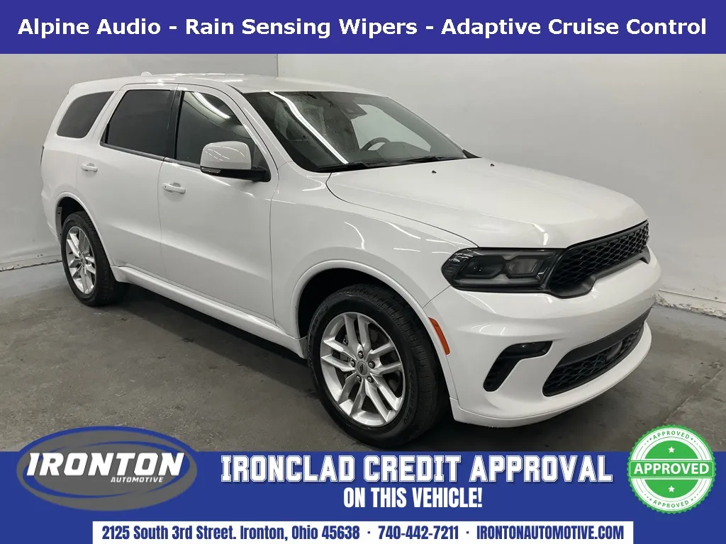 White 2022 Dodge Durango GT Plus for sale in Ironton, OH