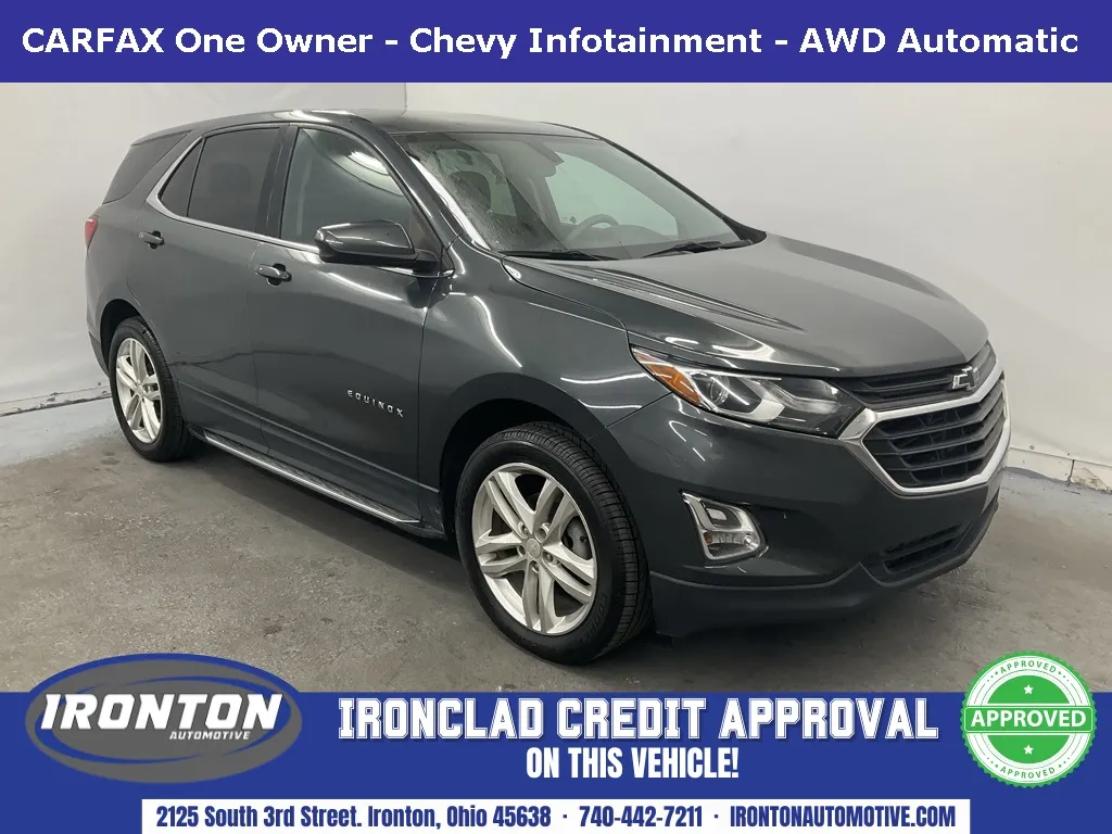 Gray 2019 Chevrolet Equinox LT for sale in Ironton, OH