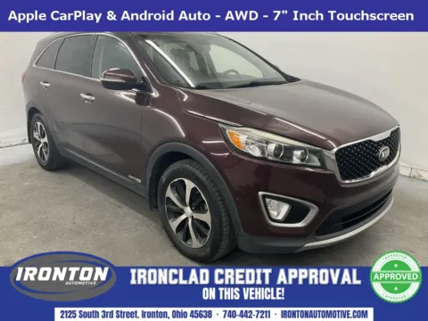 Red 2017 Kia Sorento EX for sale in Ironton, OH