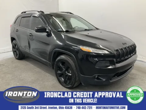 Black 2015 Jeep Cherokee Latitude for sale in Ironton, OH