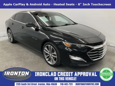 Black 2021 Chevrolet Malibu LT for sale in Ironton, OH