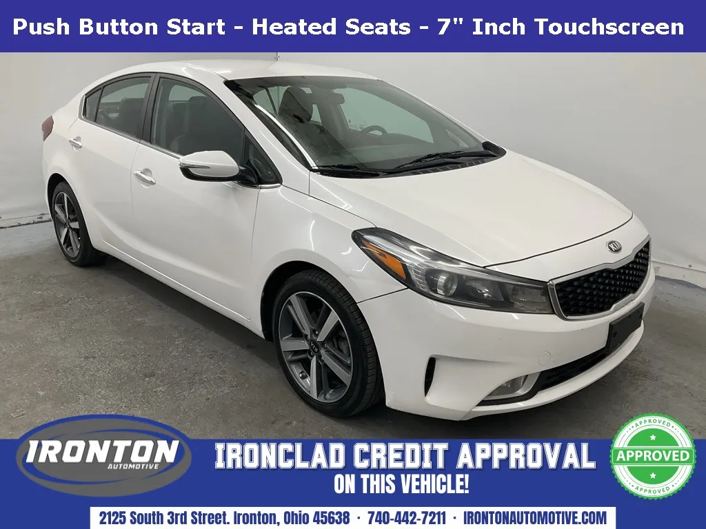 White 2017 Kia Forte EX for sale in Ironton, OH