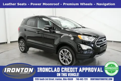 Black 2021 Ford EcoSport Titanium for sale in Ironton, OH