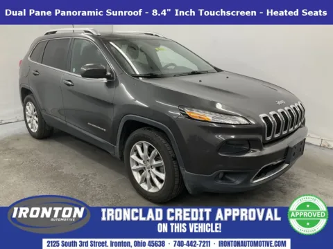Gray 2016 Jeep Cherokee Limited for sale in Ironton, OH