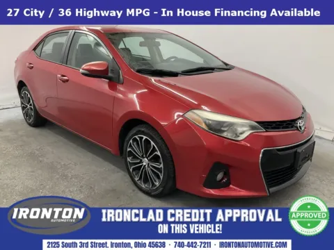 Red 2015 Toyota Corolla L for sale in Ironton, OH