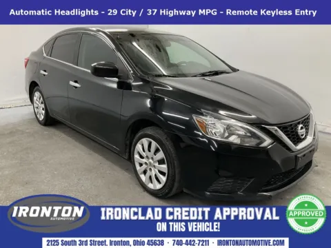 Black 2018 Nissan Sentra S for sale in Ironton, OH