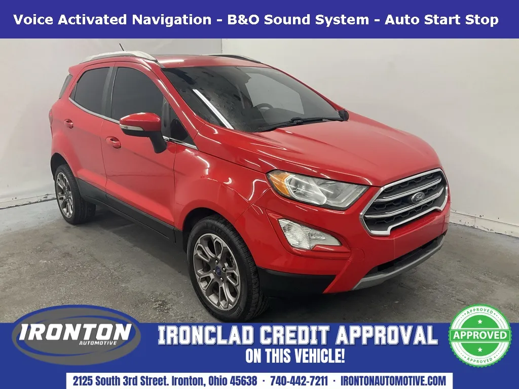 Red 2020 Ford EcoSport Titanium for sale in Ironton, OH