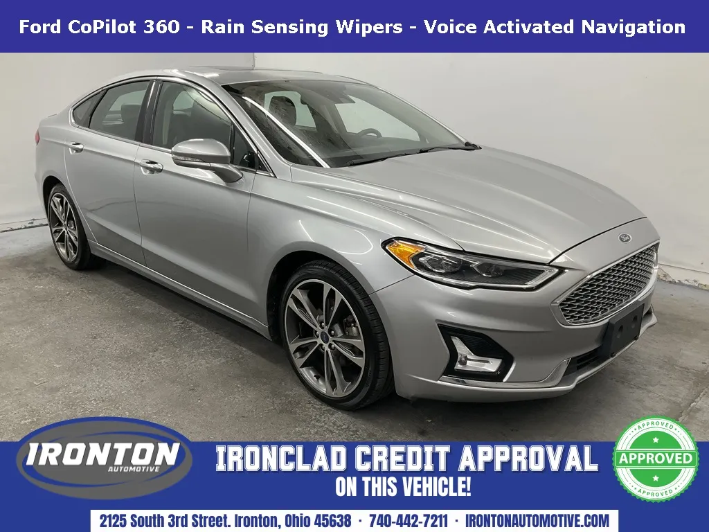 Silver 2020 Ford Fusion Titanium for sale in Ironton, OH