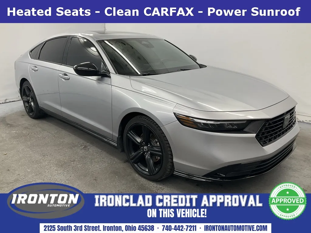 Silver 2024 Honda Accord Hybrid Sport-L for sale in Ironton, OH