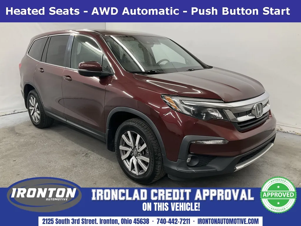 Red 2021 Honda Pilot EX for sale in Ironton, OH