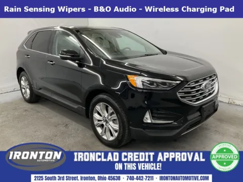 Black 2021 Ford Edge Titanium for sale in Ironton, OH