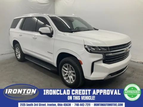 White 2021 Chevrolet Tahoe LT for sale in Ironton, OH