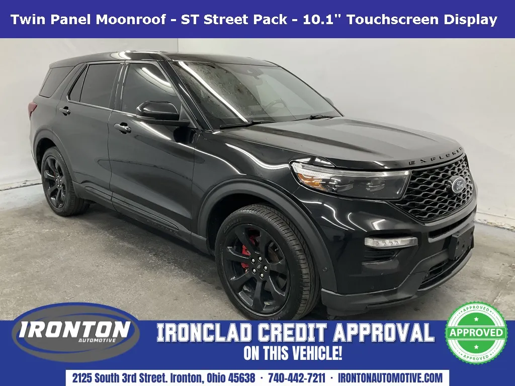 Black 2021 Ford Explorer ST for sale in Ironton, OH