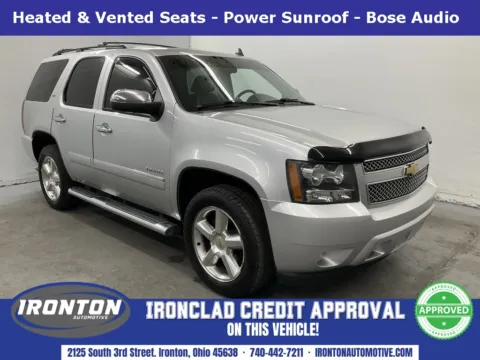 Silver 2012 Chevrolet Tahoe LTZ for sale in Ironton, OH