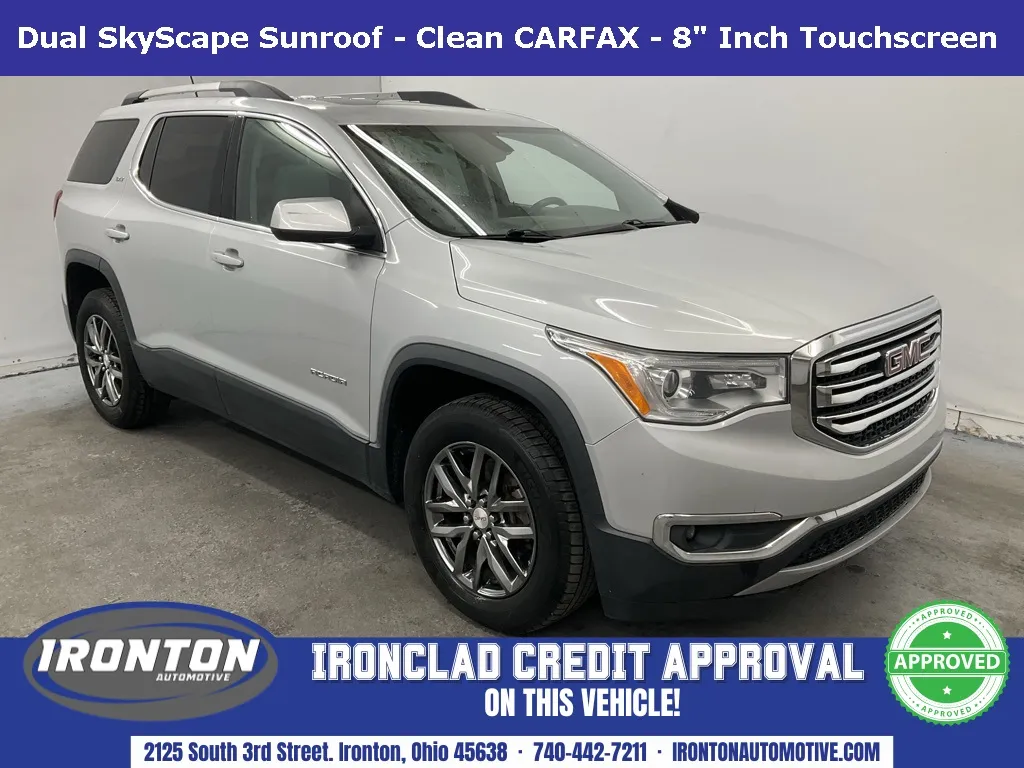 Silver 2017 GMC Acadia SLT-1 for sale in Ironton, OH