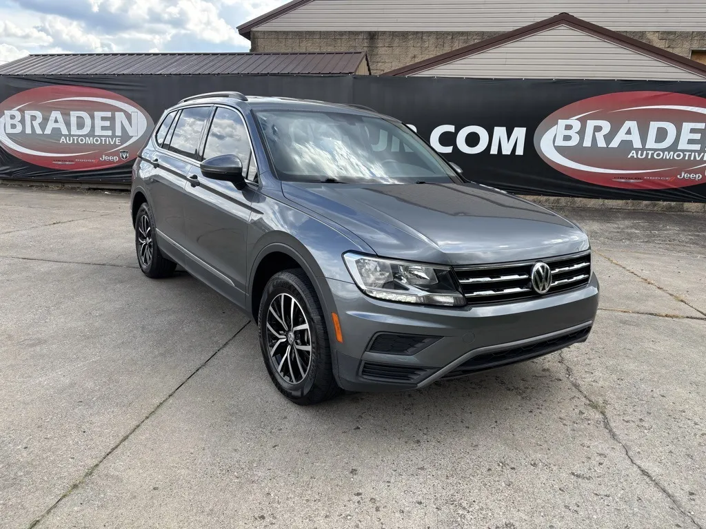 Gray 2021 Volkswagen Tiguan 2.0T SE for sale in Ironton, OH