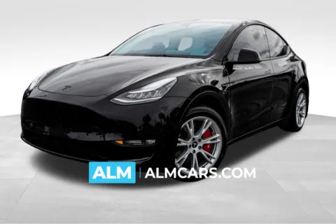 Blue 2021 Tesla Model Y Long Range for sale in Union City, GA