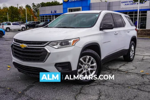 White 2021 Chevrolet Traverse LS for sale in Union City, GA