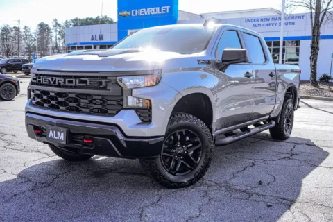 Blue 2026 Chevrolet Silverado 1500 Custom Trail Boss for sale in Union City, GA