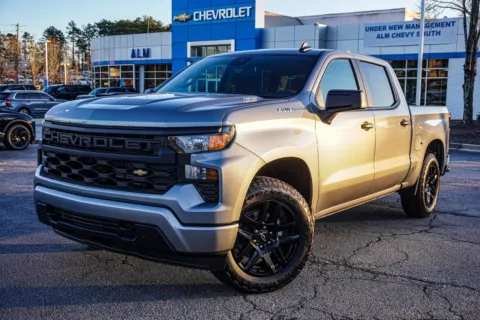 Gray 2026 Chevrolet Silverado 1500 Custom for sale in Union City, GA