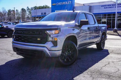 Gray 2026 Chevrolet Silverado 1500 Custom for sale in Union City, GA