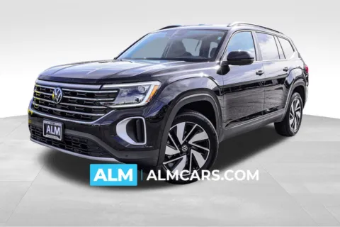 Black 2025 Volkswagen Atlas 2.0T SE w/Technology for sale in Union City, GA
