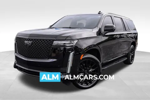 Black 2022 Cadillac Escalade ESV Premium for sale in Union City, GA