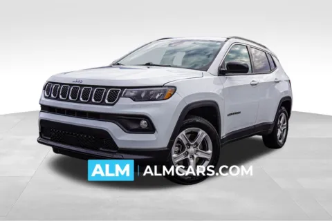 White 2023 Jeep Compass Latitude for sale in Union City, GA