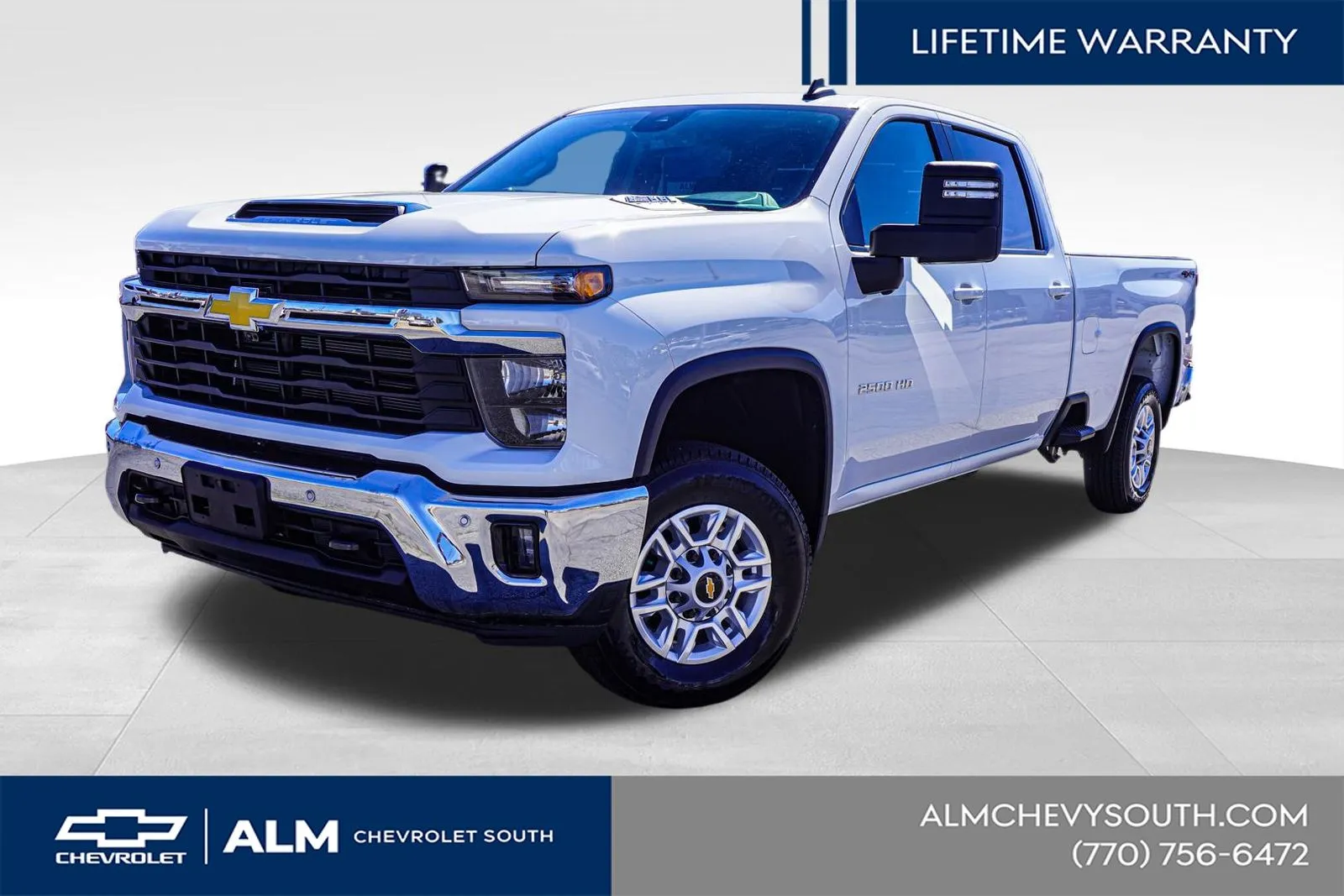 White 2025 Chevrolet Silverado 2500HD LT for sale in Union City, GA