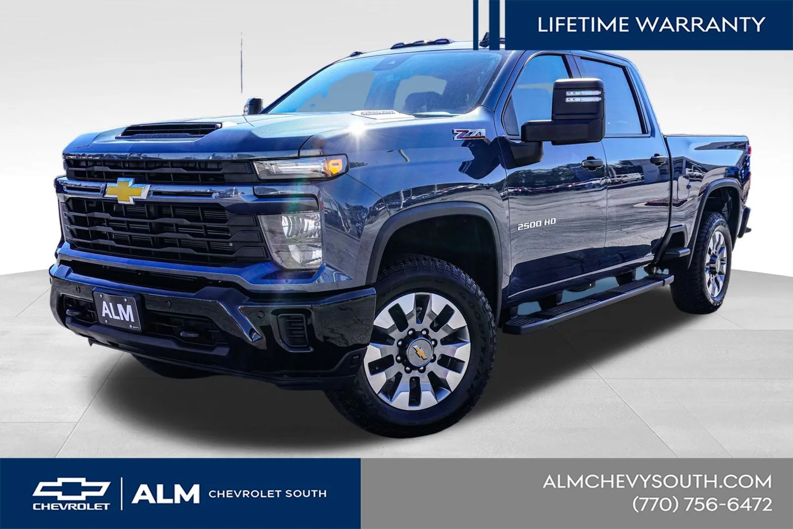 Blue 2026 Chevrolet Silverado 2500HD Custom for sale in Union City, GA