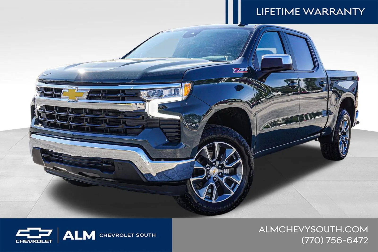 Gray 2026 Chevrolet Silverado 1500 LT for sale in Union City, GA