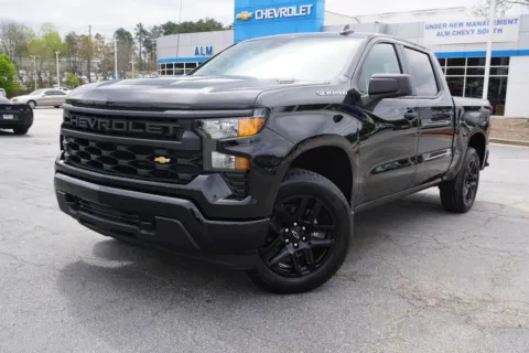 Black 2026 Chevrolet Silverado 1500 Custom for sale in Union City, GA