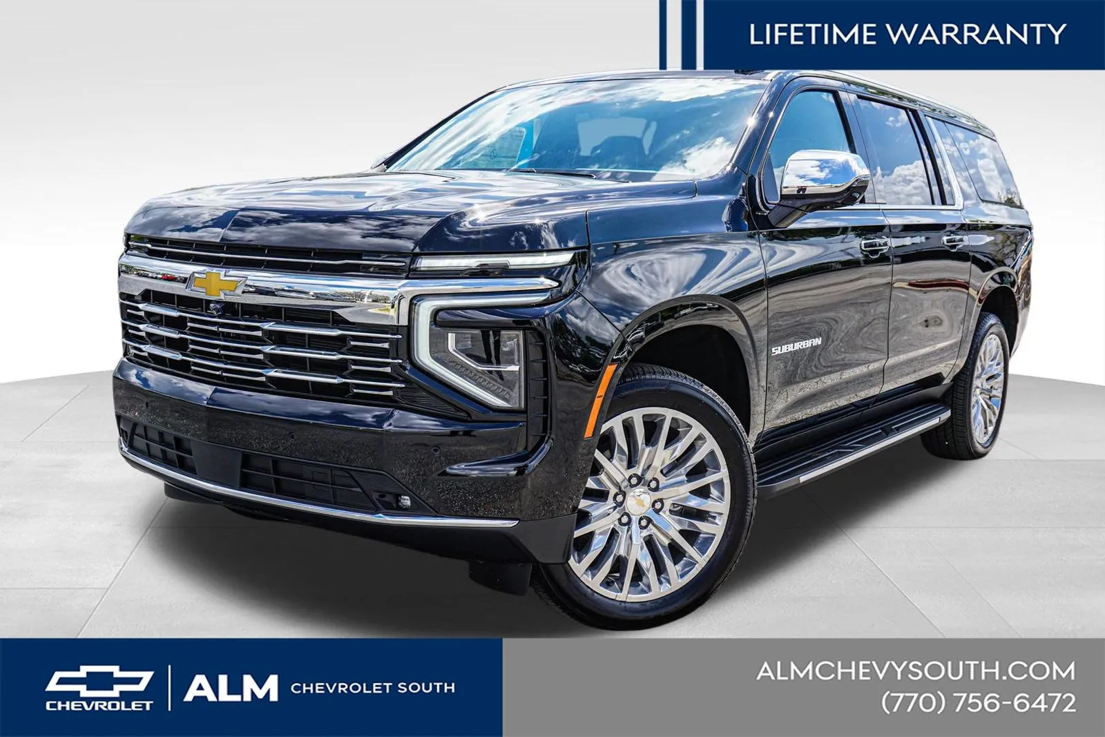 Black 2025 Chevrolet Suburban Premier for sale in Union City, GA