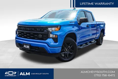 Blue 2025 Chevrolet Silverado 1500 Custom for sale in Union City, GA