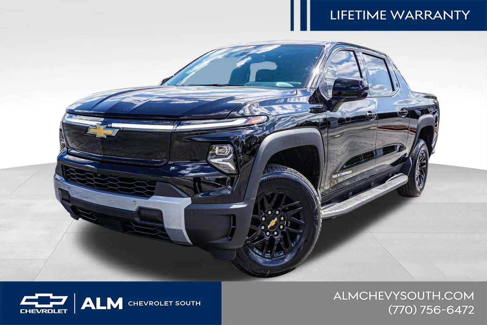 Black 2026 Chevrolet Silverado EV LT for sale in Union City, GA