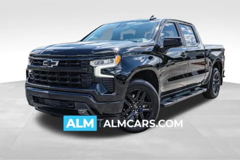 Black 2022 Chevrolet Silverado 1500 RST for sale in Union City, GA